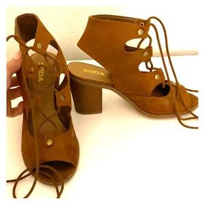 Boho heeled sandals!